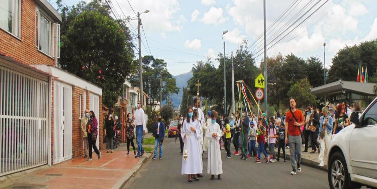 Iniciando procesión