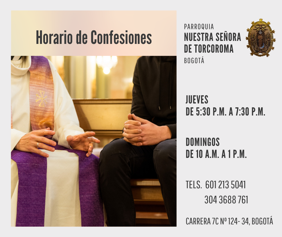 Horario de confesiones