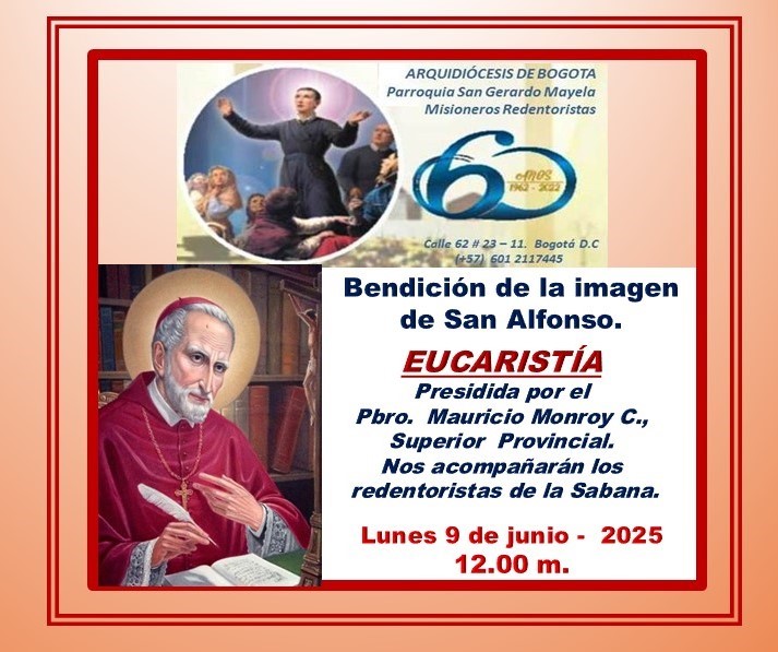 Bendición imagen de San Alfonso