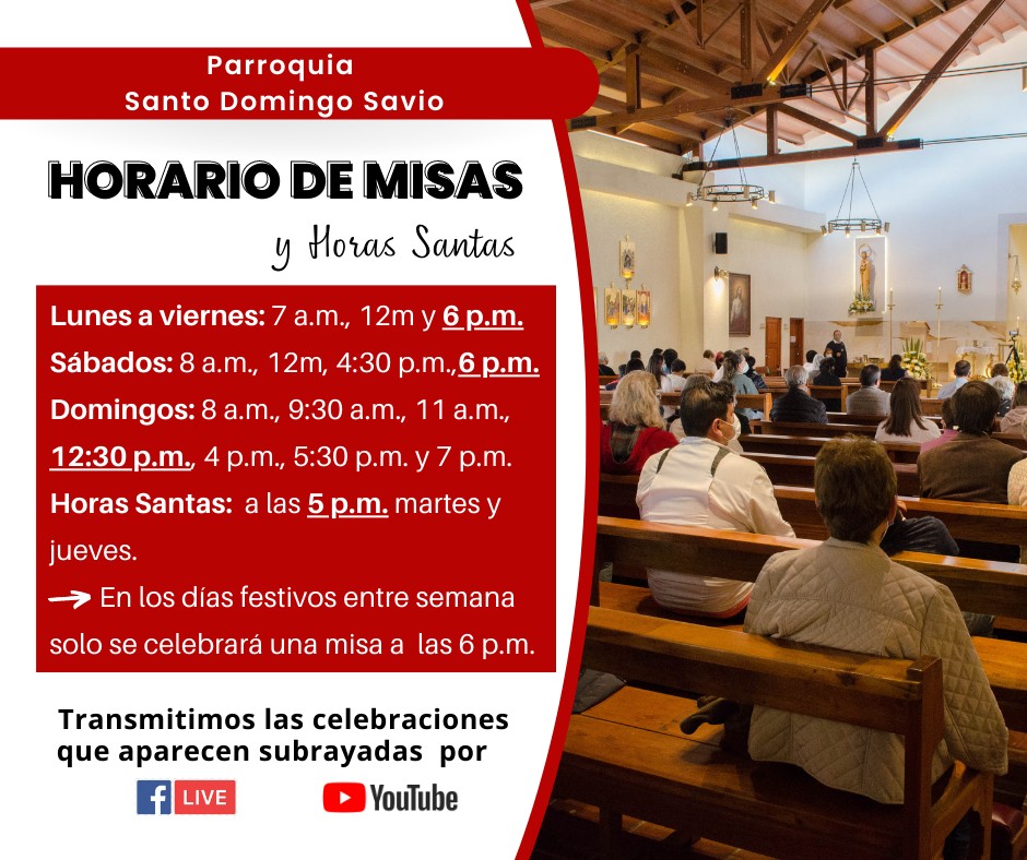 Horario misas Torcoroma