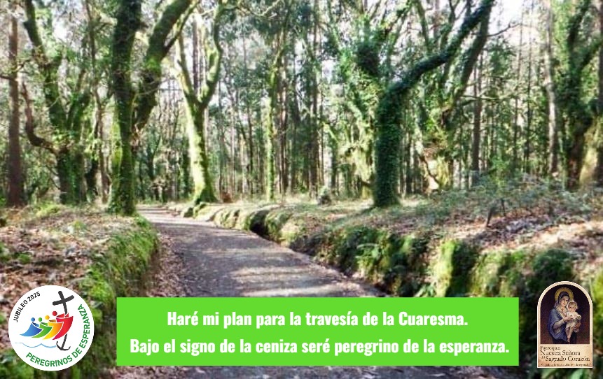 Haré mi plan para la travesía de la Cuaresma. Bajo el signo de la ceniza seré peregrino de la esperanza.