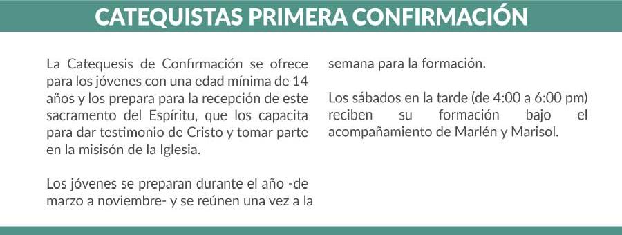 CONFIRMACIÓN