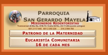 Eucaristá Comunitaria 16 de cada mes 5:00 pm